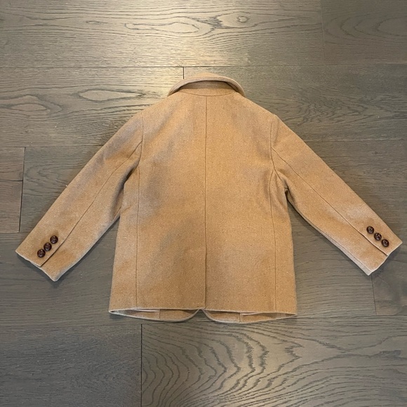 Gap boys camel wool classy coat sz 5T Ret $140 - Picture 4 of 5